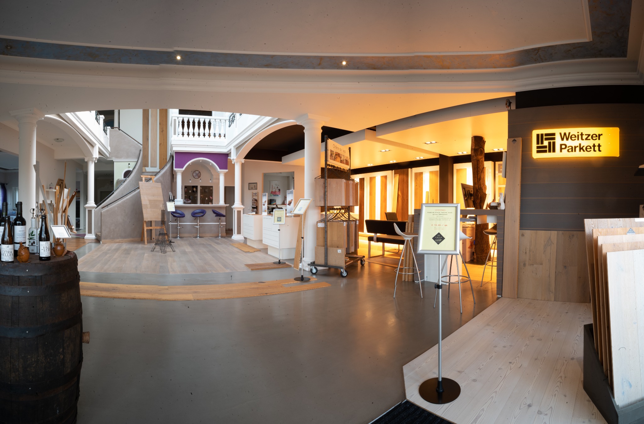Weitere Ansicht des ZWEIK Showrooms